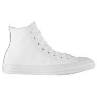 Converse All Star Chuck Taylor Mono Leather Hi Trainers
