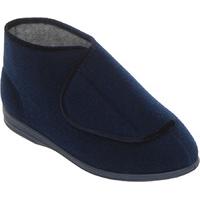 Cosyfeet Eliza Single Slipper Navy - Right Foot