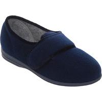 Cosyfeet Helen Single Slipper Navy - Right Foot