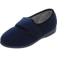 Cosyfeet Helen Single Slipper Navy - Left Foot