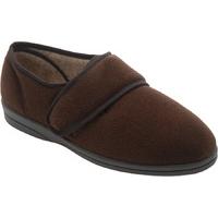 Cosyfeet Richard Single Slipper Brown - Right Foot