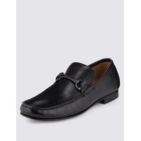 Collezione Leather Snaffle Slip-on Loafers