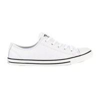 Converse Chuck Taylor All Star Dainty Leather Shoes - Womens - White
