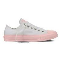 Converse Chuck Taylor All Star II Shoes - Womens - White/Pink