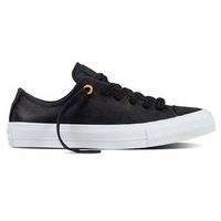 converse chuck taylor all star ii craft leather shoes womens blackwhit ...