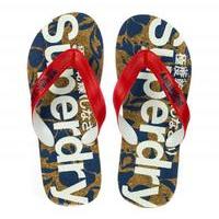 cork hibiscus flip flop