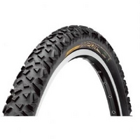 Continental Vapor 26 X 2.1 Inch Black Tyre With Free Tube