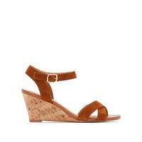 Cork Wedge Heel Sandals