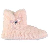 cote de moi diamante bow bootie slippers ladies