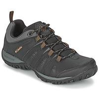 columbia woodburn mens sports trainers shoes in black