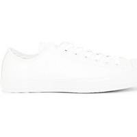 Converse All Star OX Leather Trainers White men\'s Shoes (Trainers) in White