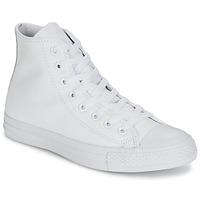 Converse ALL STAR MONOCHROME CUIR HI men\'s Shoes (High-top Trainers) in white