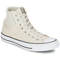Converse CHUCK TAYLOR ALL MA-1 ZIP SUEDE HI men\'s Shoes (High-top Trainers) in white