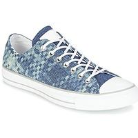 Converse CHUCK TAYLOR ALL STAR DENIM WOVEN OX men\'s Shoes (Trainers) in blue