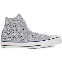 converse all star hi crochet mens shoes high top trainers in multicolo ...