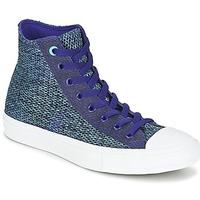 Converse CHUCK TAYLOR ALL STAR II OPEN KNIT HI men\'s Shoes (High-top Trainers) in blue