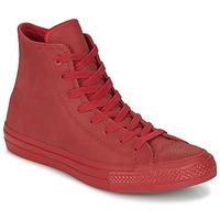 Converse CHUCK TAYLOR ALL STAR II LUX LEATHER HI men\'s Shoes (High-top Trainers) in red
