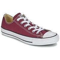 converse all star ox mens shoes trainers in red