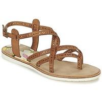 coolway misti womens sandals in brown