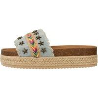 coolway sandalia womens espadrilles casual shoes in blue