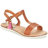 coolway monky womens sandals in brown