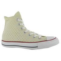 converse hi top perforated trainers