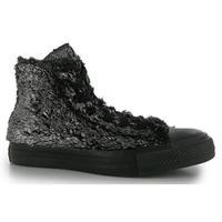 Converse Sparkle Fur Hi Tops