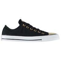 converse ox metallic toe cap canvas shoes