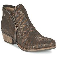 coqueterra lizzy womens low ankle boots in brown