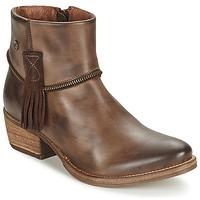 Coqueterra LIZZY ZIP COW women\'s Mid Boots in brown