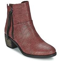 coqueterra duchesse womens low ankle boots in red