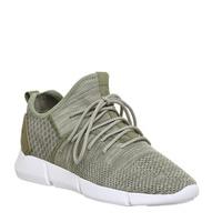 cortica infinity 20 runner olive white knit