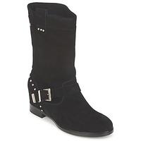 Couleur Pourpre EWENN women\'s Mid Boots in black