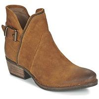 coqueterra lizzy womens low ankle boots in brown