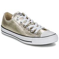 Converse CHUCK TAYLOR ALL STAR METALLICS OX women\'s Shoes (High-top Trainers) in gold
