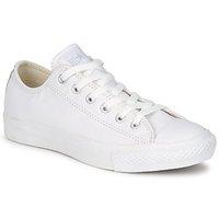 Converse ALL STAR MONOCHROME CUIR OX women\'s Shoes (Trainers) in white