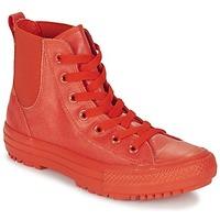 Converse CHUCK TAYLOR ALL STAR CHELSEA CAOUTCHOUC HI women\'s Shoes (High-top Trainers) in red