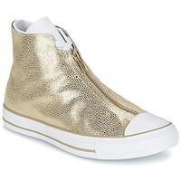 Converse CHUCK TAYLOR ALL STAR SHROUD CUIR HI women\'s Shoes (High-top Trainers) in gold