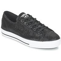 Converse CHUCK TAYLOR ALL STAR SHROUD CUIR OX women\'s Shoes (Trainers) in black