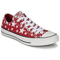 Converse Chuck Taylor All Star MULTI STAR PRINT OX women\'s Shoes (Trainers) in red