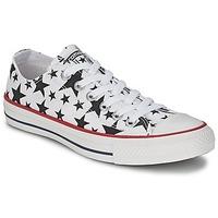 Converse Chuck Taylor All Star MULTI STAR PRINT OX women\'s Shoes (Trainers) in white