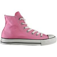 converse chuck taylor womens shoes high top trainers in pink