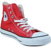 Converse canvas shoes high women\'s Shoes (High-top Trainers) in red