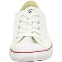 converse chuck taylor dainty ox womens shoes trainers in white