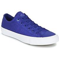 converse chuck taylor all star ii ox womens shoes trainers in blue