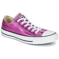 Converse CHUCK TAYLOR ALL STAR SEASONAL METALLICS OX women\'s Shoes (Trainers) in pink