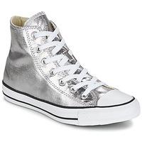 Converse CHUCK TAYLOR ALL STAR METALLICS HI women\'s Shoes (High-top Trainers) in Silver