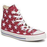 Converse ALL STAR BIG STAR PRINT HI women\'s Shoes (High-top Trainers) in red