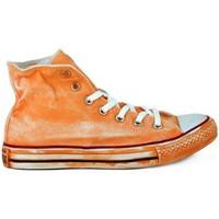 converse all star ltd neon orange womens shoes high top trainers in mu ...