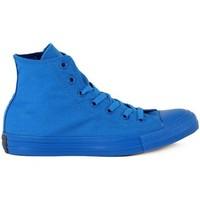 converse all star monochrome blue womens shoes high top trainers in mu ...